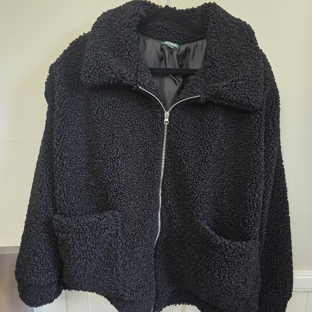 Cozy Black Sherpa Jacket